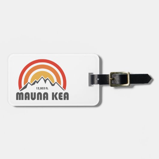 Mauna Kea Gepäckanhänger (Vorderseite horizontal)