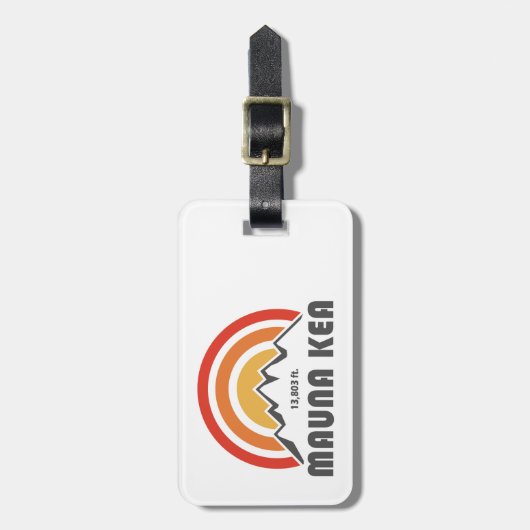 Mauna Kea Gepäckanhänger (Vorderseite vertikal)