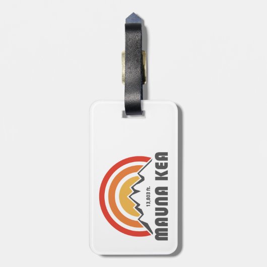 Mauna Kea Gepäckanhänger (Rückseite vertikal)