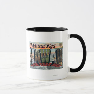 Mauna Kea, Hawaii - große Buchstabe-Szenen Tasse