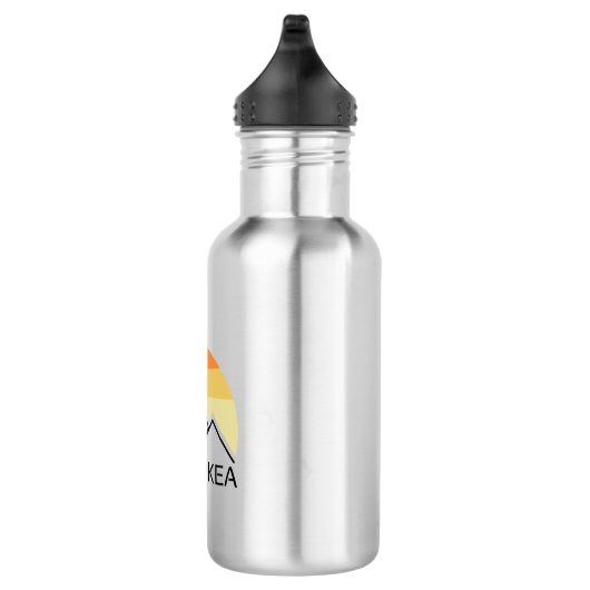Mauna Kea Hawaii Retro Edelstahlflasche (Rechts)
