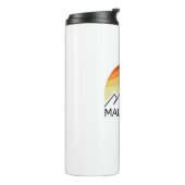 Mauna Kea Hawaii Retro Thermosbecher (Nach links gedreht)