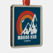 Mauna Kea Hawaii Sun Eagle Ornament Aus Metall (Rechts)
