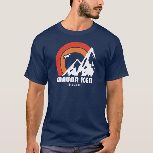 Mauna Kea Hawaii Sun Eagle T-Shirt (Vorderseite)