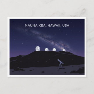 Mauna Kea Hawaii USA Sterngucker-Reisepostkarte Postkarte