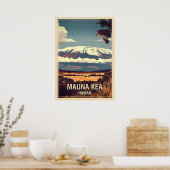 Mauna Kea Hawaii V02 Poster (Küche)