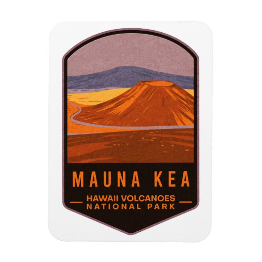Mauna Kea Hawaii Volcanoes-Nationalpark Magnet (Vertikal)