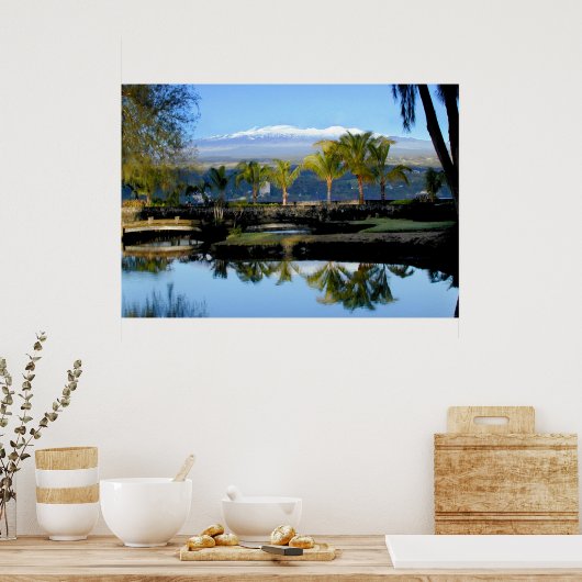 Mauna Kea mit Snow Poster (Küche)