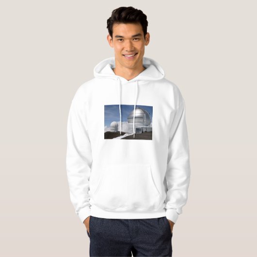 Mauna Kea Observatorien, Zwillings-Teleskop Hoodie (Vorne ganz)
