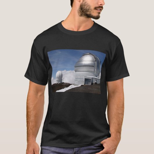 Mauna Kea Observatorien, Zwillings-Teleskop T-Shirt (Vorderseite)