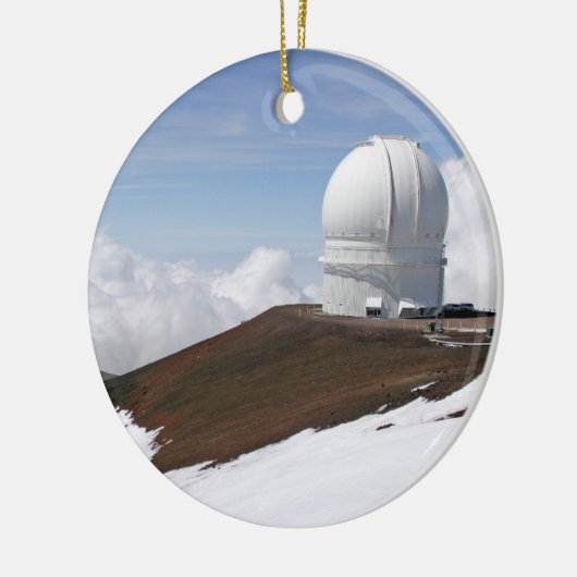 Mauna Kea Observatorium Keramik Ornament (Links)