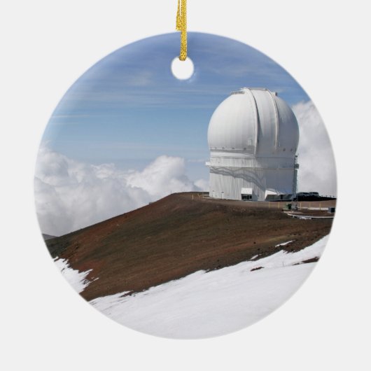 Mauna Kea Observatorium Keramik Ornament (Hinten)