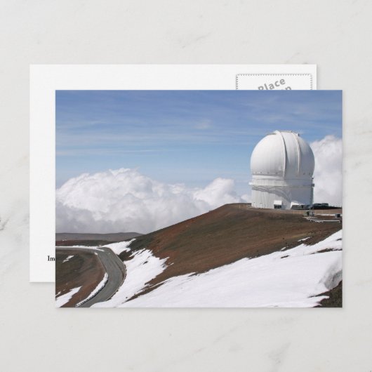 Mauna Kea Observatory Postkarte (Vorne/Hinten)
