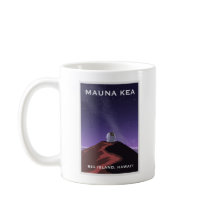 Mauna Kea Sternenhimmel Retro-Poster-Tasse