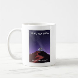 Mauna Kea Sternenhimmel Retro-Poster-Tasse Kaffeetasse