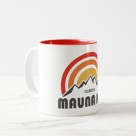 Mauna Kea Zweifarbige Tasse (Vorderseite Links)