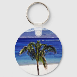 Mauna Lani Punkt-Strand - Hawaii Schlüsselanhänger