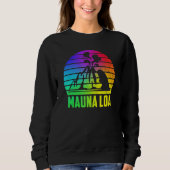 Mauna Loa Hawaii Volcanoes National Park Volcanic Sweatshirt (Vorderseite)