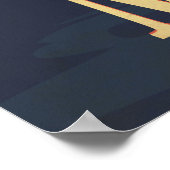 Mauna Loa Vulkan-Plakat Poster (Ecke)