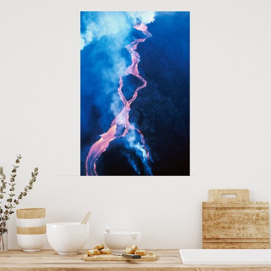 Mauna Loa Vulkan Poster (Küche)