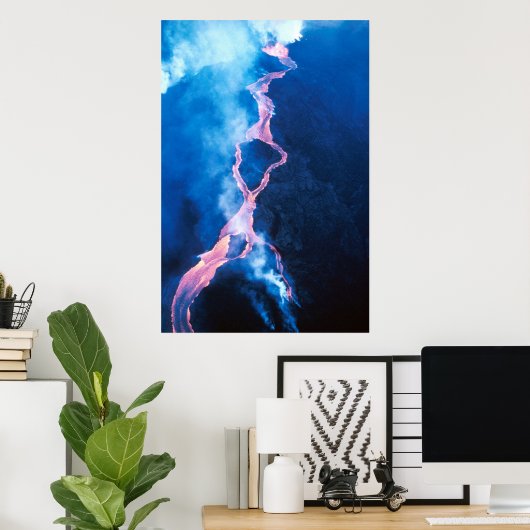 Mauna Loa Vulkan Poster (Heimbüro)