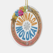 Maunaloa Molokai Hawaii Hibiskus Keramikornament (Rechts)