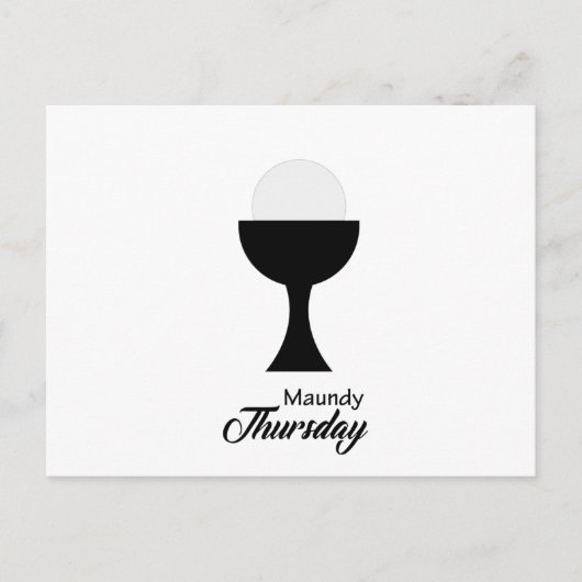 Maundy Donnerstag Feiertag Postkarte (Vorderseite)