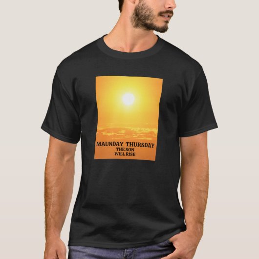 Maundy Donnerstag, letzter Abendessen T-Shirt (Vorderseite)