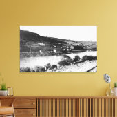 Maupin, Oregon und Deschutes River View Leinwanddruck (Insitu (Wohnzimmer))