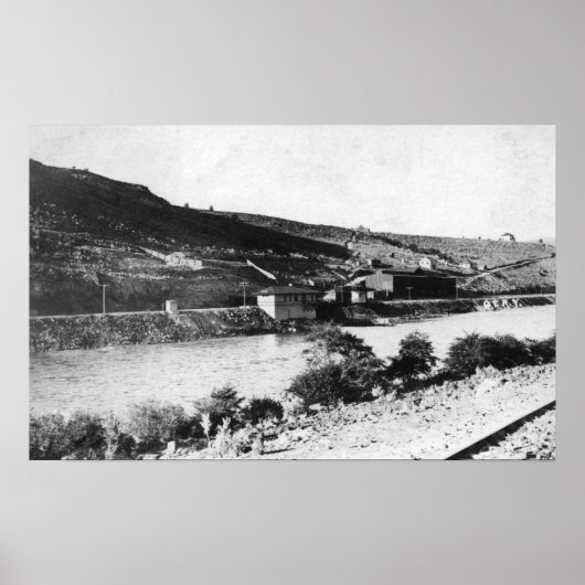 Maupin, Oregon und Deschutes River View Poster (Vorne)