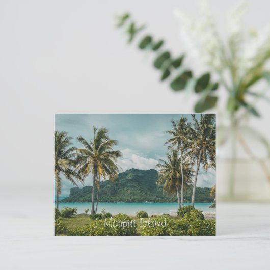 Maupiti, Französisch-Polynesien Postkarte (Stehend Vorderseite)