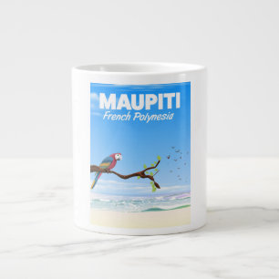Maupiti Reiseplakat Jumbo-Tasse