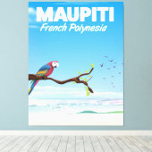 Maupiti Reiseplakat Leinwanddruck (Insitu (Holzboden))