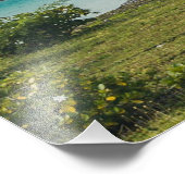 Maupti, Französisch-Polynesien, Fotodruck (Ecke)