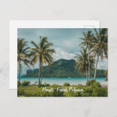 Maupti, Französisch-Polynesien Postkarte (Vorne/Hinten)