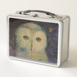 Maureen Girard Wissenswertes über die Owl Night St Metall Brotdose