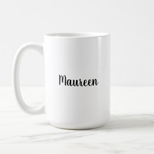 Maureen machen Leben weniger langweilig seit Brauc Kaffeetasse (Links)