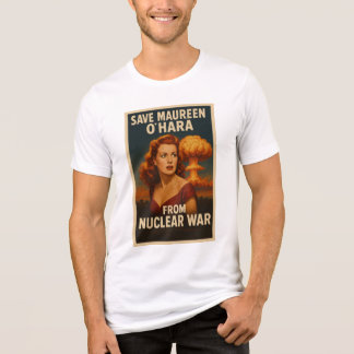 Maureen O'hara aus dem Nuklearen Krieg gerettet Tri-Blend Shirt