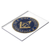 Maurer das Streben nach Wissen Notizblock (Linke Seite)