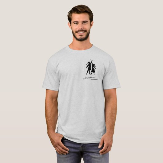 Maurer-Dixon-Grenze Morris--Zurück Rusticated T-Shirt (Vorne ganz)