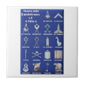 Maurer-Embleme des Büros Fliese (Vorderseite)