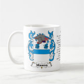 Maurer-Familien-Wappen Tasse (Links)
