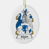 Maurer-Familienwappen Keramik Ornament (Rechts)