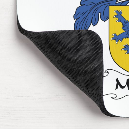 Maurer-Familienwappen Mousepad (Ecke)
