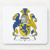 Maurer-Familienwappen Mousepad (Vorne)