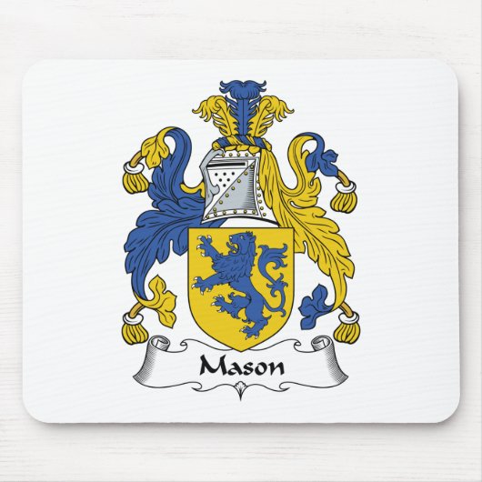 Maurer-Familienwappen Mousepad (Vorne)