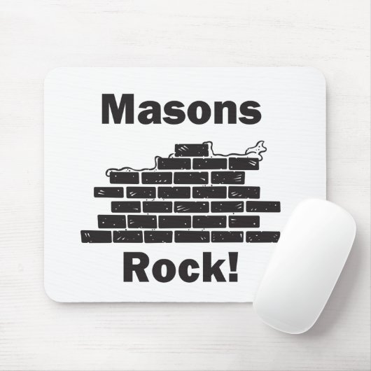 Maurer-Felsen Mousepad (Mit Mouse)