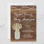 Maurer-Glas-Brautparty-Einladungen Einladung (Vorderseite)