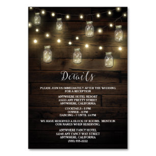 Maurer-Glas-Hochzeits-Empfangs-Anpassungs-Karten Tischnummer