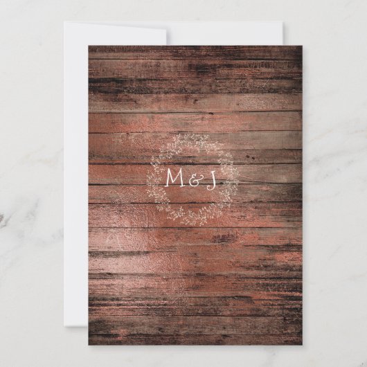 Maurer-Glas-Licht-Gipskraut-rustikale Hochzeit Einladung (Rückseite)